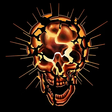 Artwork thumbnail, Exploding Skull (Pyromancy) by Christopher Rapczynski