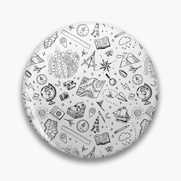Item preview, World map mystery tool pattern  designed and sold by kanugi.