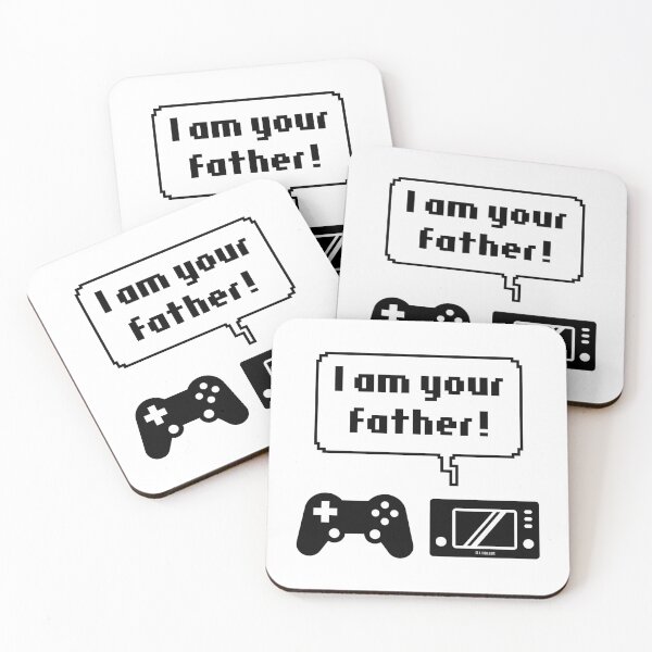 Item preview, Controller Game Console Icons (I Am Your Father! / Black) designed and sold by MrFaulbaum.