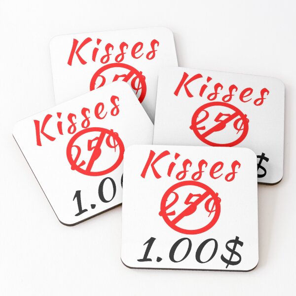 Item preview, Valentine's Day Kisses 25 Cents Fitted gift designed and sold by salem19902.