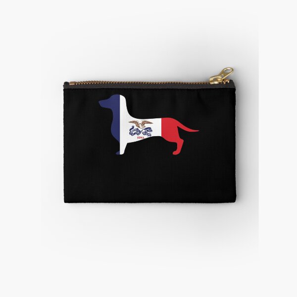 Item preview, Iowa Dachshund Flag designed and sold by Wienerful.