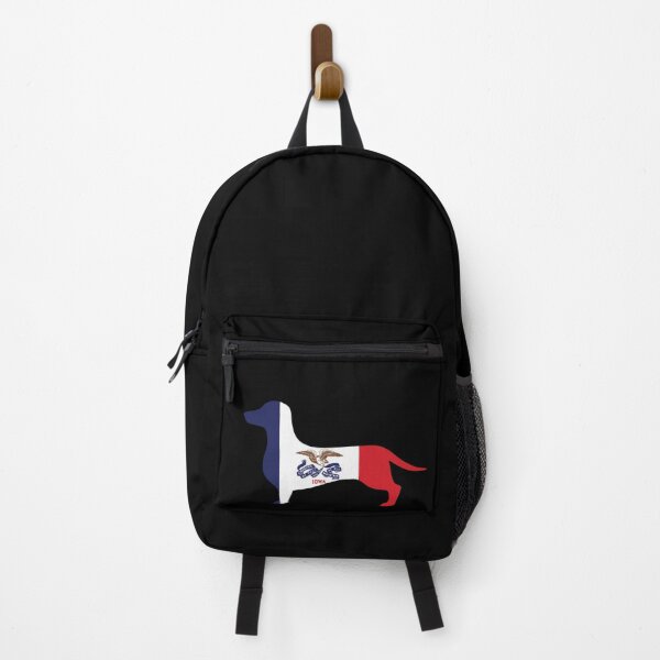 Item preview, Iowa Dachshund Flag designed and sold by Wienerful.