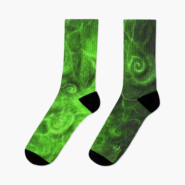 Item preview, Cryptonite - Abstract Digital Painting - Otherworldly Glowing Green Art designed and sold by PiperArtDesign.