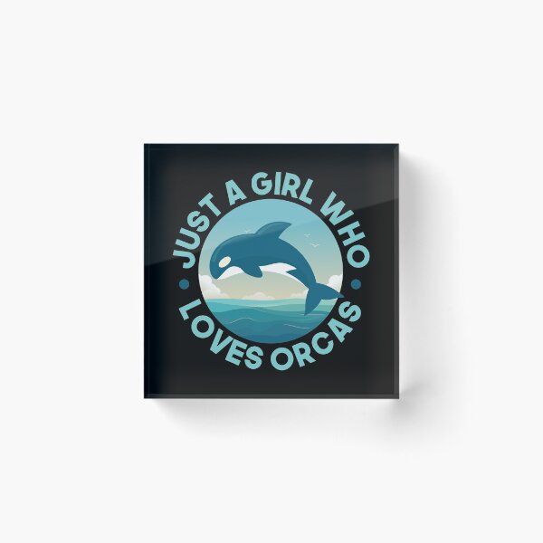 Item preview, Just A Girl Who Loves Orcas designed and sold by Mariano Topno.