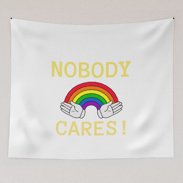 Item preview, Nobody cares sticker, funny designed and sold by Alex&B.