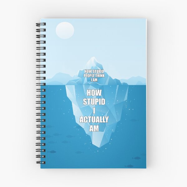 Item preview, I Am Stupid | Funny Iceberg Meme designed and sold by Minimalwiz.