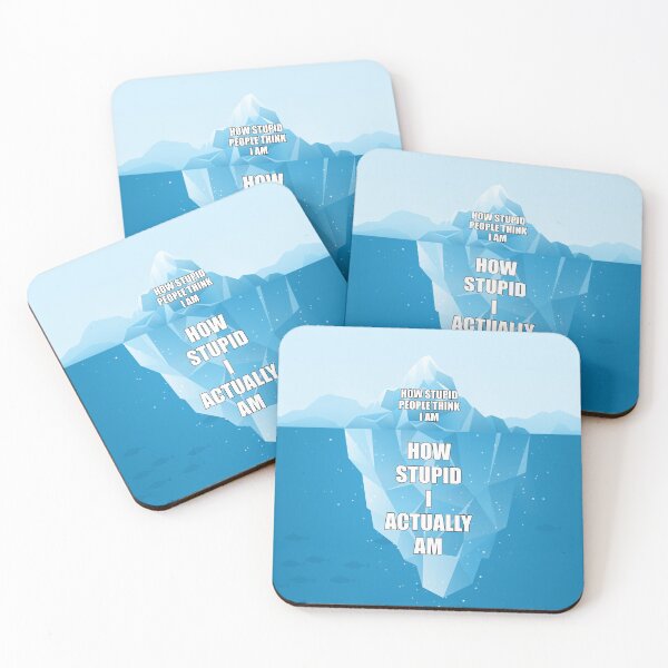 Item preview, I Am Stupid | Funny Iceberg Meme designed and sold by Minimalwiz.