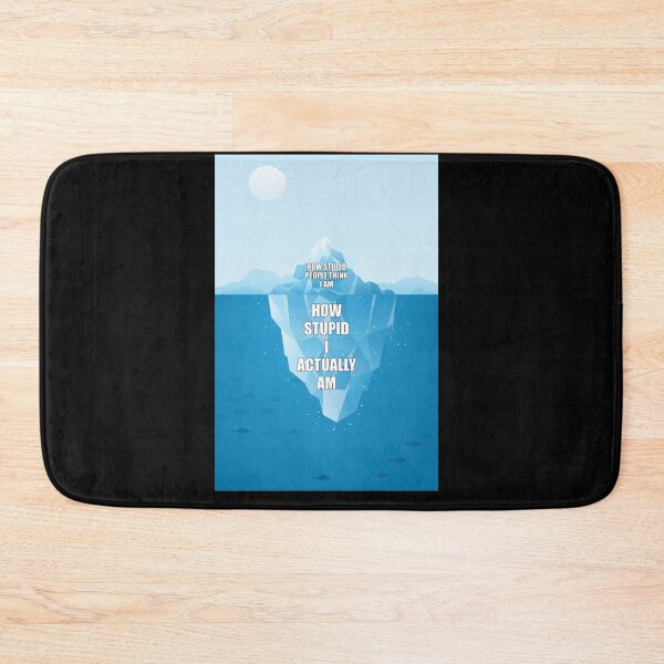 Item preview, I Am Stupid | Funny Iceberg Meme designed and sold by Minimalwiz.