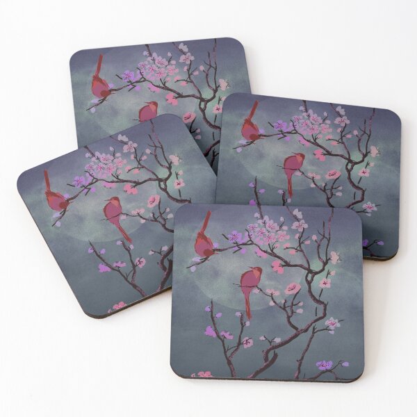 Item preview, Cherry Blossom with nightbirds designed and sold by Modartisto.