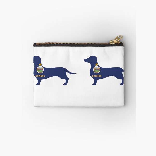 Item preview, Kansas Dachshund Flag designed and sold by Wienerful.