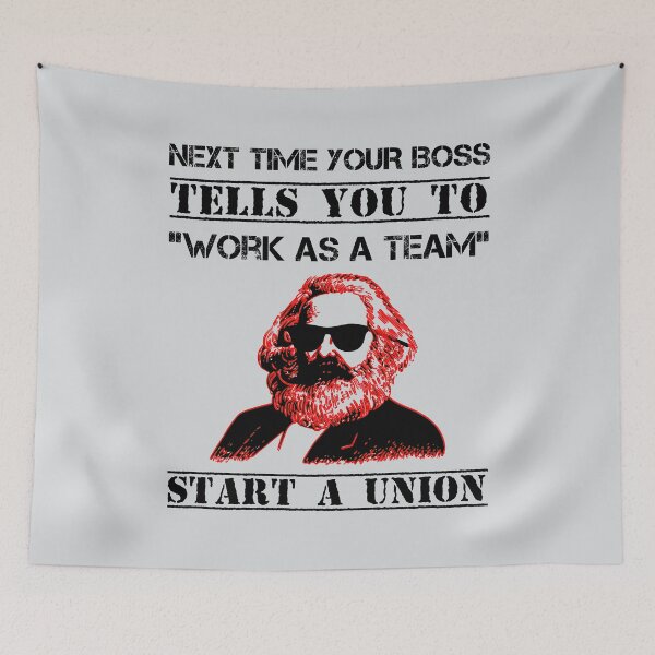 Item preview, Pro Union Democratic Socialism Socialist Communist Unionize Marx designed and sold by Creekman Designs.
