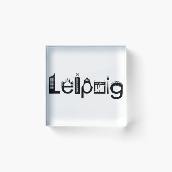 Item preview, Leipzig Skyline with Sights designed and sold by Grafikus.