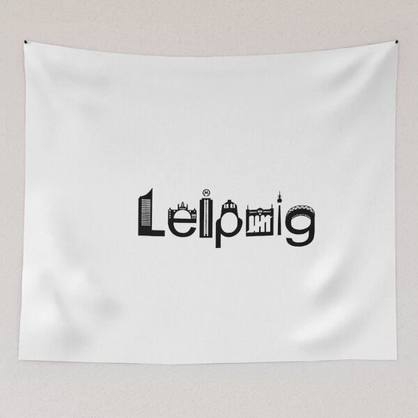 Item preview, Leipzig Skyline with Sights designed and sold by Grafikus.