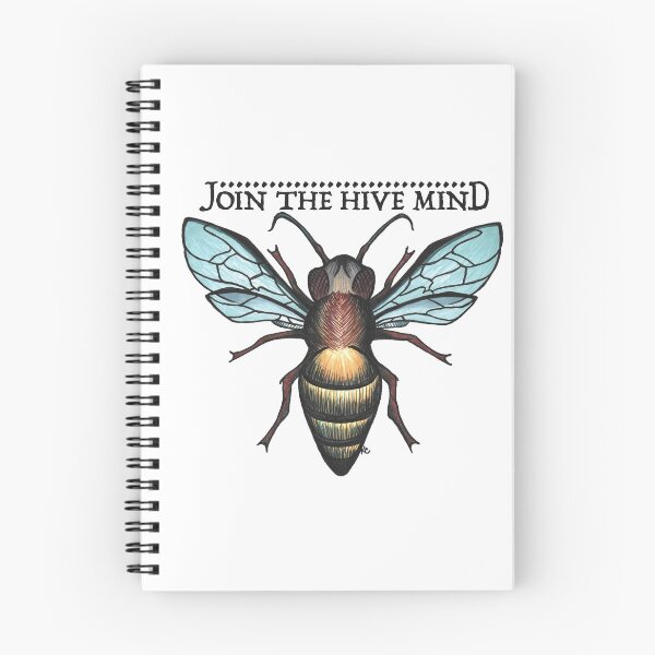 Item preview, Honey Bee - Join The Hive Mind designed and sold by The White Bat.