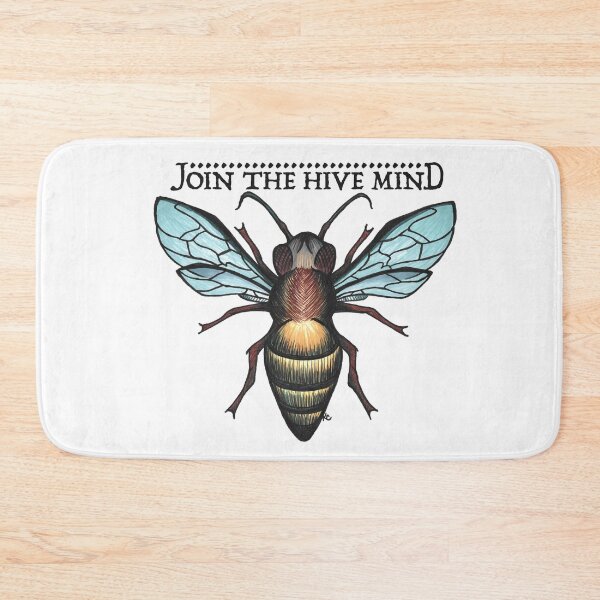Item preview, Honey Bee - Join The Hive Mind designed and sold by The White Bat.