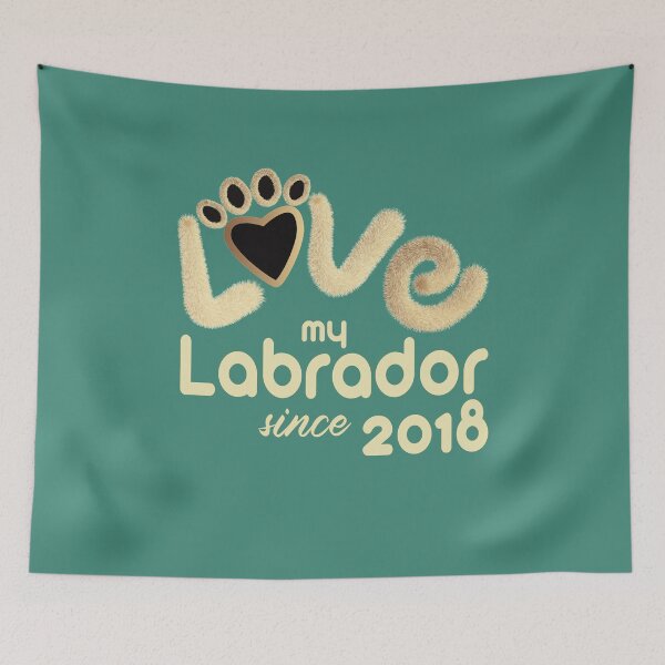 Item preview, Love my Labrador since 2018 designed and sold by Arteria Mix.