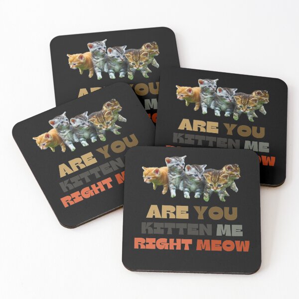 Item preview, Are you Kitten Me Right Meow Greeting designed and sold by ModkMerch.