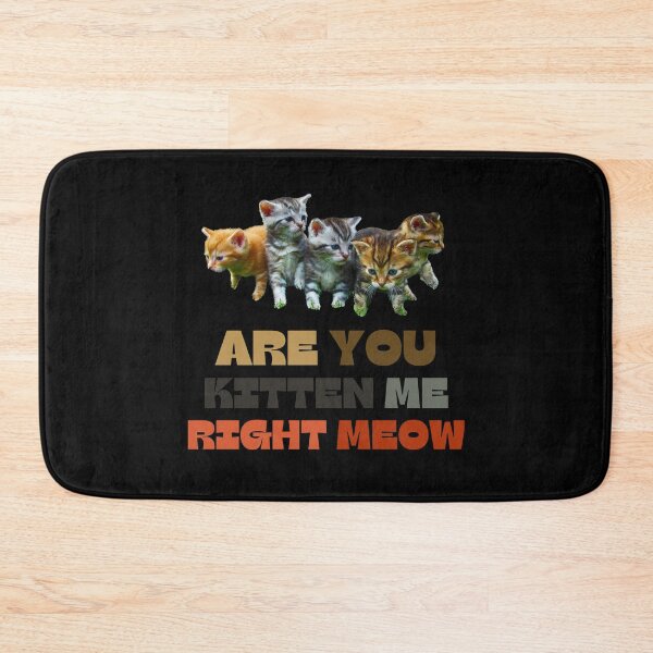 Item preview, Are you Kitten Me Right Meow Greeting designed and sold by ModkMerch.