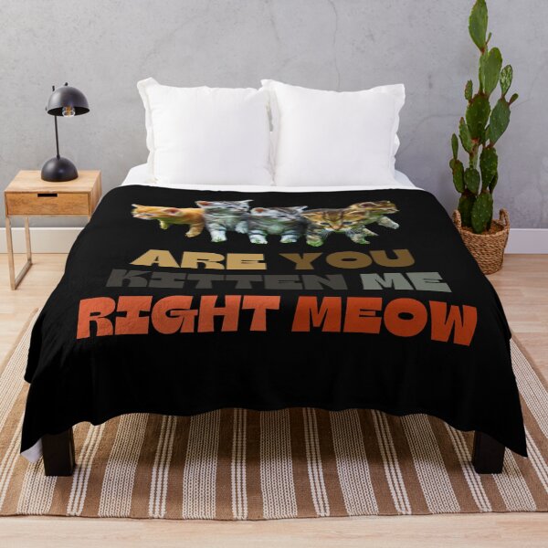 Item preview, Are you Kitten Me Right Meow Greeting designed and sold by ModkMerch.
