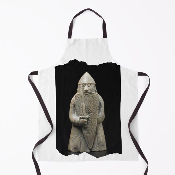 Item preview, Lewis Chessmen - Viking Shield-Biter Berserker in Sepia designed and sold by Orkneyology.