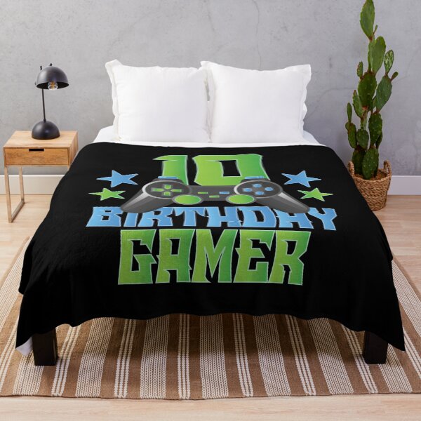 Item preview, 10th Birthday Gamer Boy 10 Years Old Video Game Lover Party graphic designed and sold by Grabitees.