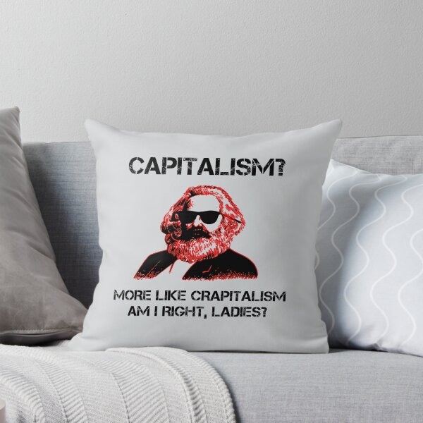Item preview, Funny Capitalism Communist T-Shirt Karl Marx Crapitalism designed and sold by Creekman Designs.