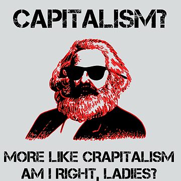 Vorschaubild zum Design Lustiges Kapitalismus-Kommunismus-T-Shirt Karl Marx Crapitalism von Creekman Designs