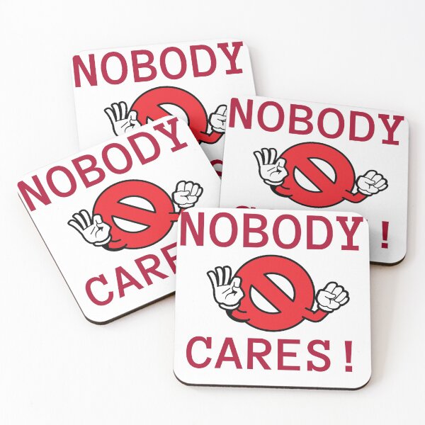 Item preview, Nobody cares sticker, funny designed and sold by Alex&B.