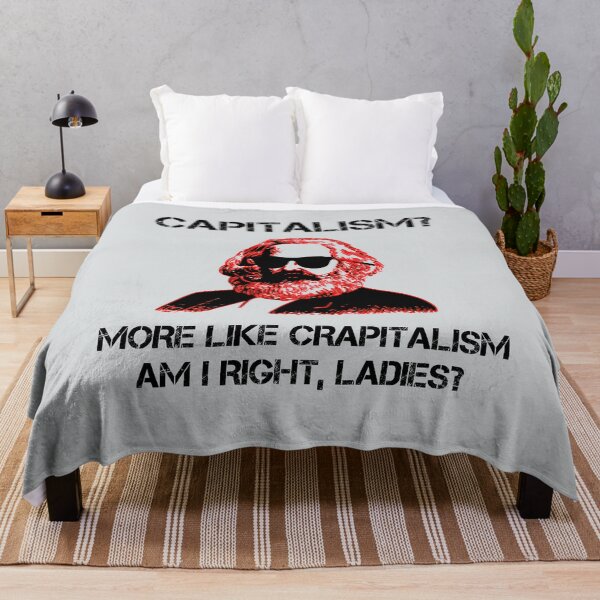 Item preview, Funny Capitalism Communist T-Shirt Karl Marx Crapitalism designed and sold by Creekman Designs.