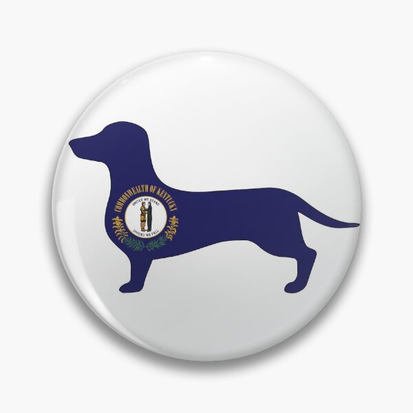 Item preview, Kentucky Dachshund Flag designed and sold by Wienerful.