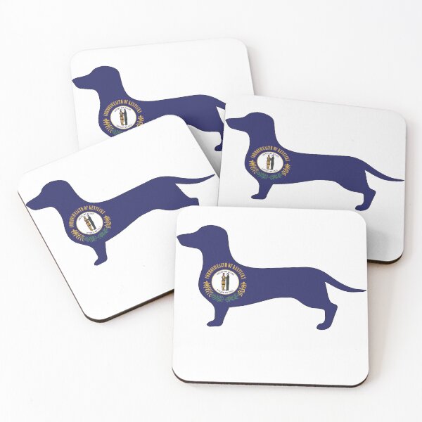 Item preview, Kentucky Dachshund Flag designed and sold by Wienerful.