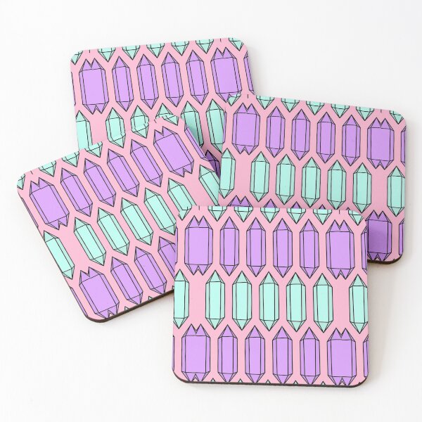 Item preview, Pastel crystal gem pattern designed and sold by ItsMemeMachine.