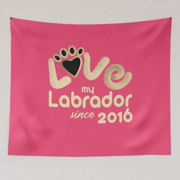 Item preview, Love my Labrador since 2016 designed and sold by Arteria Mix.