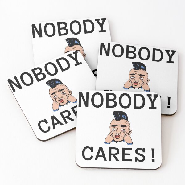 Item preview, Nobody cares sticker, funny designed and sold by Alex&B.