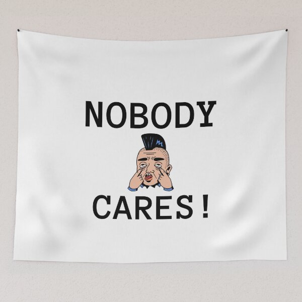 Item preview, Nobody cares sticker, funny designed and sold by Alex&B.
