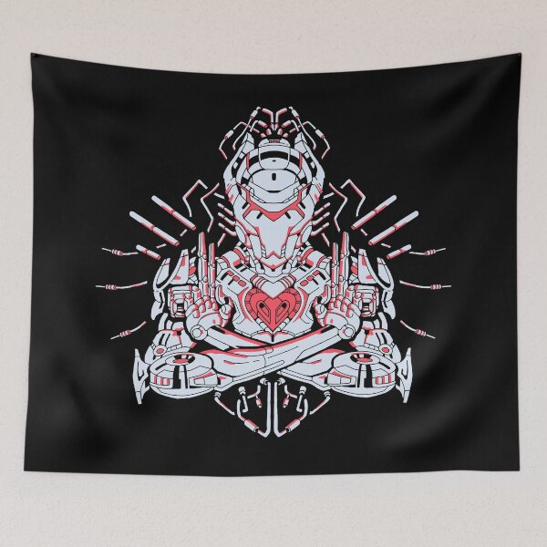 Item preview, Robot Heart Classy White designed and sold by Christopher Rapczynski.