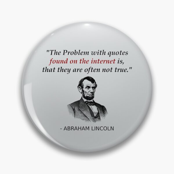 Item preview, Funny Abraham Lincoln History Teacher Shirt Internet Quotes designed and sold by Creekman Designs.