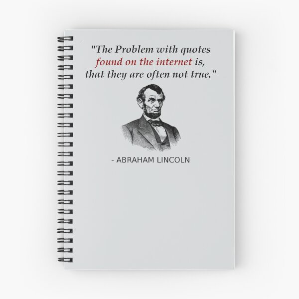 Item preview, Funny Abraham Lincoln History Teacher Shirt Internet Quotes designed and sold by Creekman Designs.
