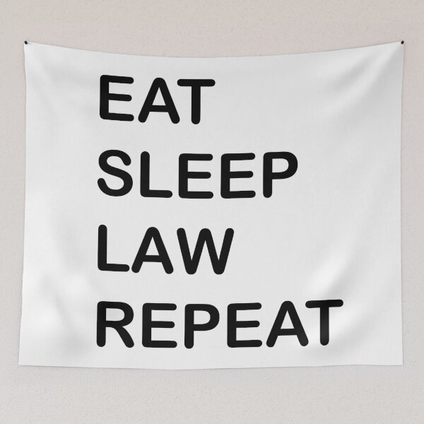 Item preview, Law Student- Eat Sleep Law Repeat designed and sold by Kriti Rastogi.