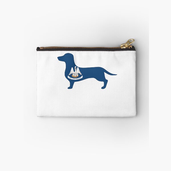 Item preview, Louisiana Dachshund Flag designed and sold by Wienerful.