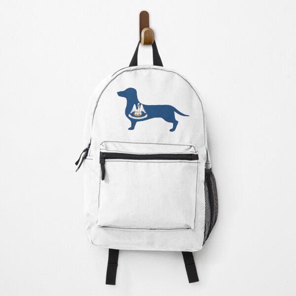 Item preview, Louisiana Dachshund Flag designed and sold by Wienerful.