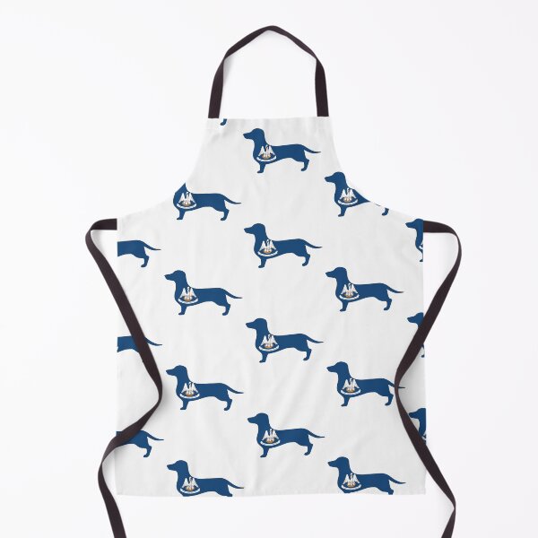 Item preview, Louisiana Dachshund Flag designed and sold by Wienerful.