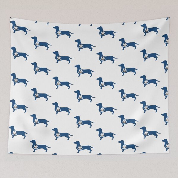 Item preview, Louisiana Dachshund Flag designed and sold by Wienerful.