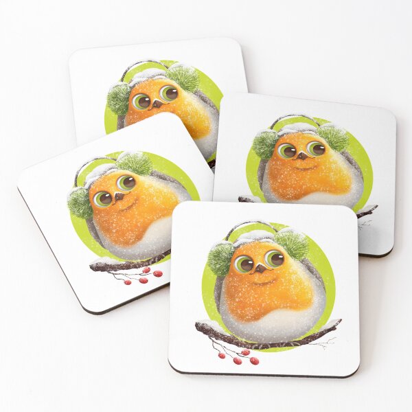 Item preview, Cute robin bird with earmuffs designed and sold by Jelena Slijepcevic.