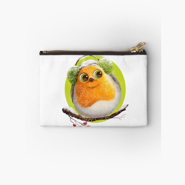Item preview, Cute robin bird with earmuffs designed and sold by Jelena Slijepcevic.