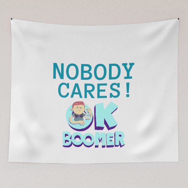 Item preview, Nobody cares sticker, funny designed and sold by Alex&B.