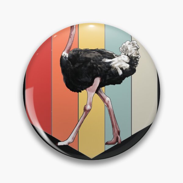 Item preview, Allegedly funny ostrich retro vintage designed and sold by Mohamed allbdrany.
