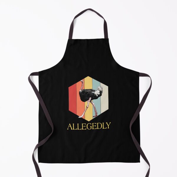 Item preview, Allegedly funny ostrich retro vintage designed and sold by Mohamed allbdrany.