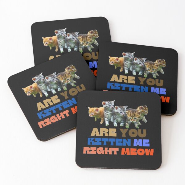 Item preview, Are you Kitten Me Right Meow Greeting designed and sold by ModkMerch.