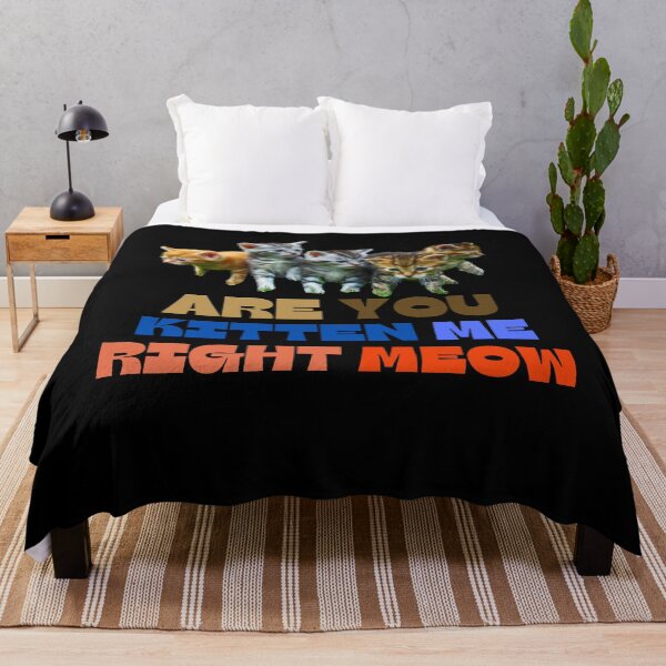 Item preview, Are you Kitten Me Right Meow Greeting designed and sold by ModkMerch.